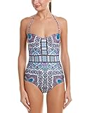 Nanette Lepore Women's Paros Paisley Seductress One-Piece Swimsuit, Multi, Small