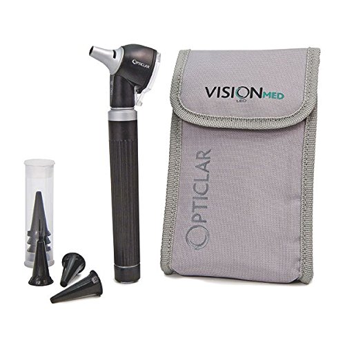 Otoscope de poche LED compact haute fidélité visuelle avec pochette velcro robuste