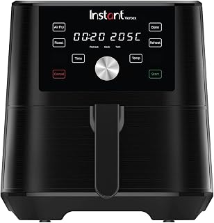 Instant Brands Vortex 6 Plus 4-in-1-Heißluftfritteuse 1700W, 3,7L - Heißluft-Frittieren, Backen, Braten, Grillen, Dehydrator und Speisenwärmer