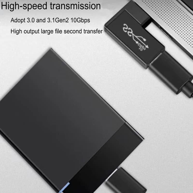 90 Degree Right Angle USB 3.0 Male to Female Expansion Adapter for Connecting Mobile Hard Disk, U Disk, Wireless Network Card, Camera, Mouse, Keyboard, etc. - Black 2pack image 4