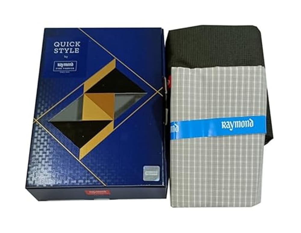 raymond Fabrics Men's Cotton Shirt and Trouser Unstitched Fabric Set - Gift Pack (Multicolour_Free Size) 75-picture-22