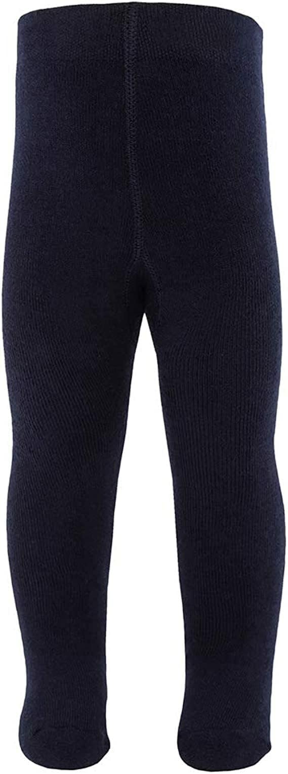 Confezione da 3 collant per bambini in tinta unita, 3 collant in cotone per ragazze e ragazzi, Made in Europe