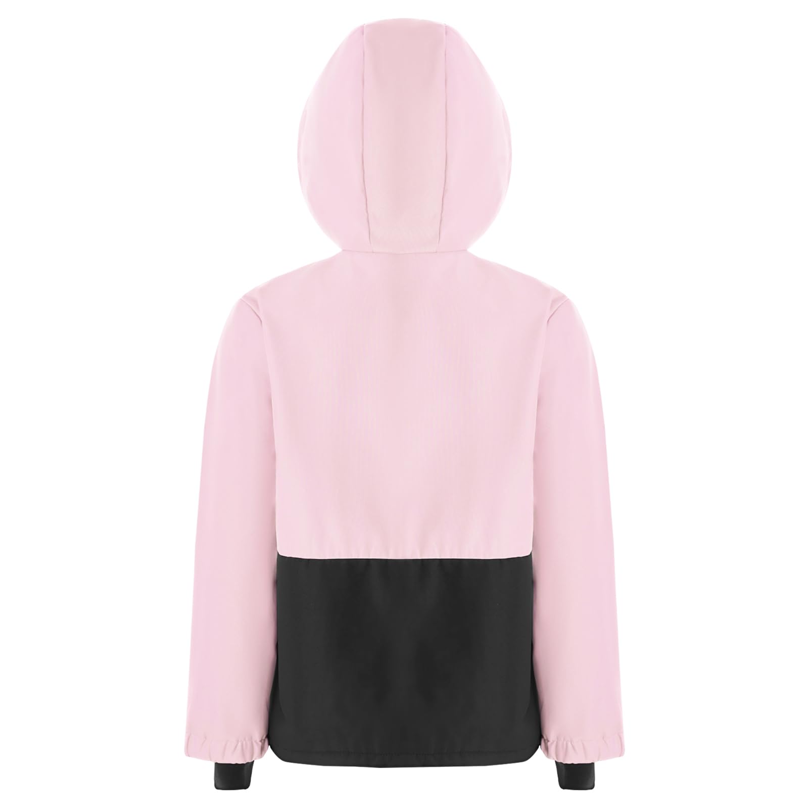 CHICTRY Veste de Ski Imperméable de Montagne pour Fille Manteau d'hiver Extérieur en Polaire Coupe-Vent avec Capuche Garçon