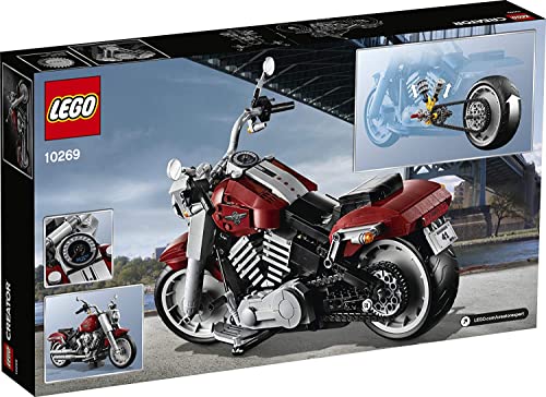 LEGO Creator Expert Harley-Davidson Fat Boy 10269 Kit De Construção, Novo 2020 (1,023 Peças) Multico