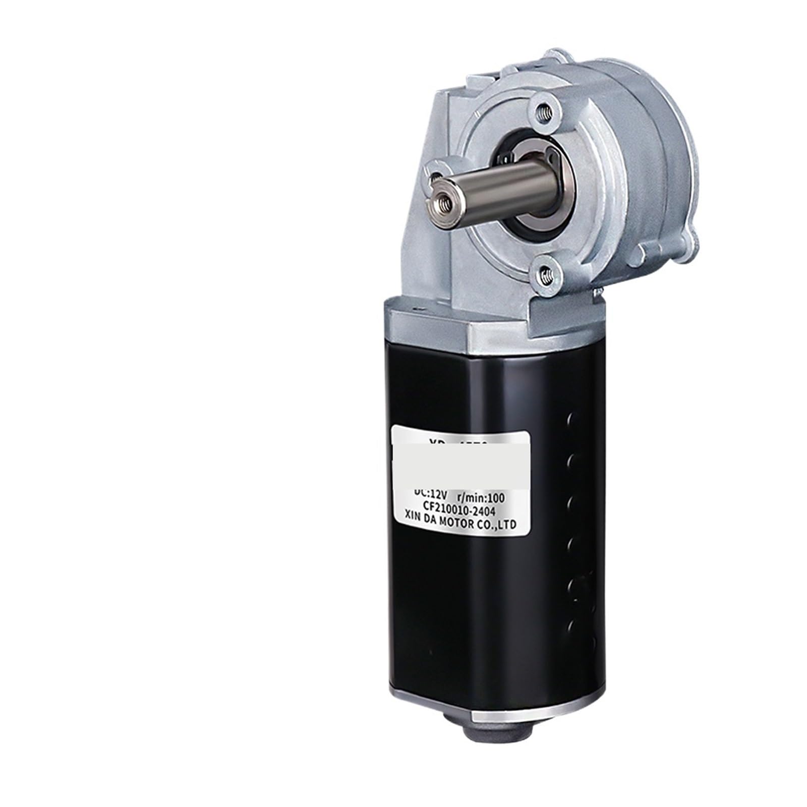 Spindelmotor, 12 V DC Schneckengetriebe-Untersetzungsmotor, vorwärts und rückwärts, hohes Drehmoment, langsame Geschwindigkeit, Getriebemotor, Stromausfall, selbsthemmender Motor