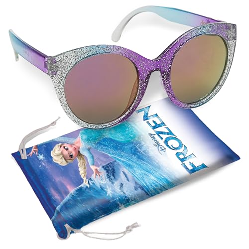 Lunettes de soleil Elsa Disney Reine des Neiges enfants avec étui