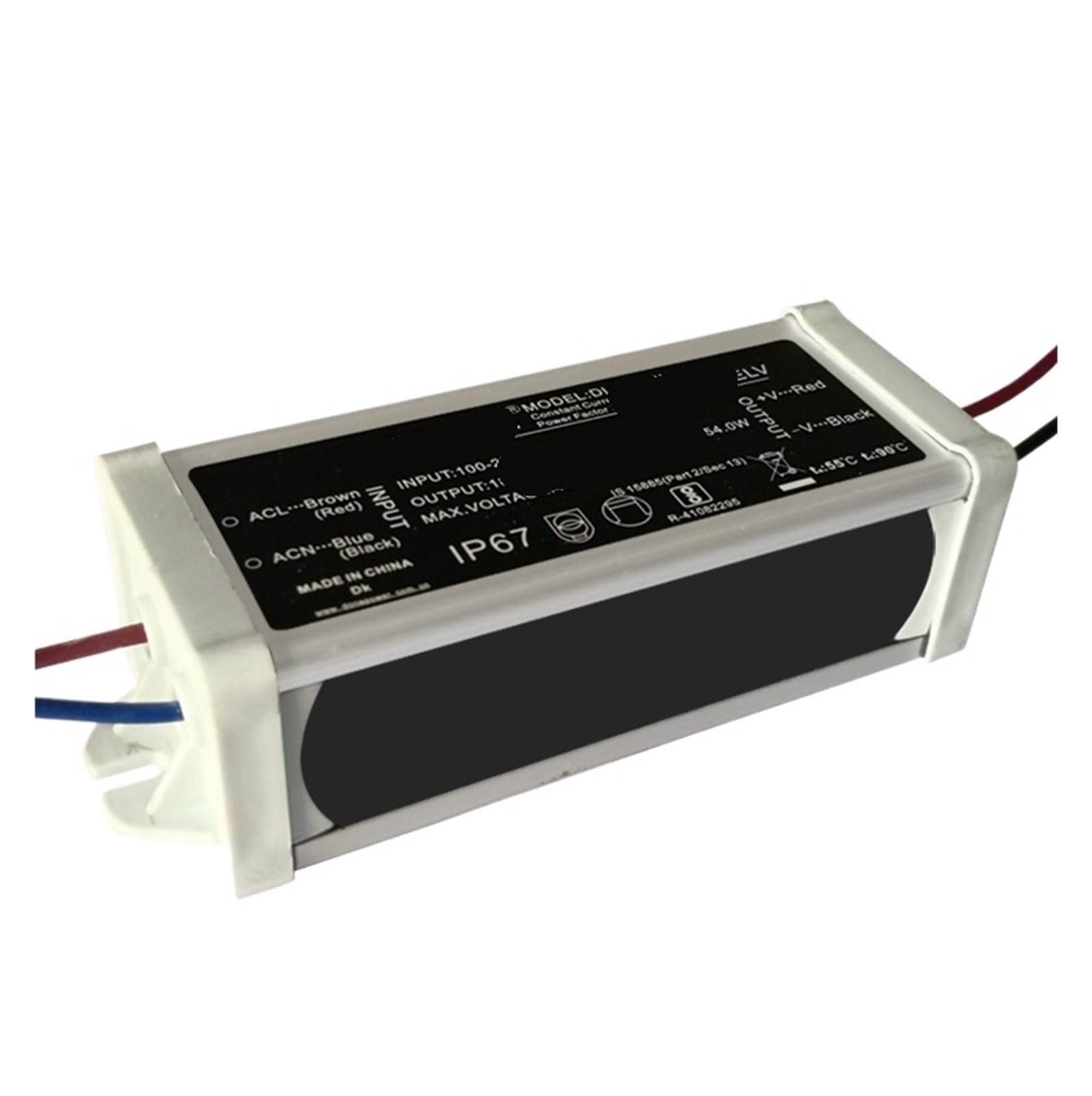 Alimentation électrique LED 40W 50W transformateur étanche DLC-50W1A35-MP