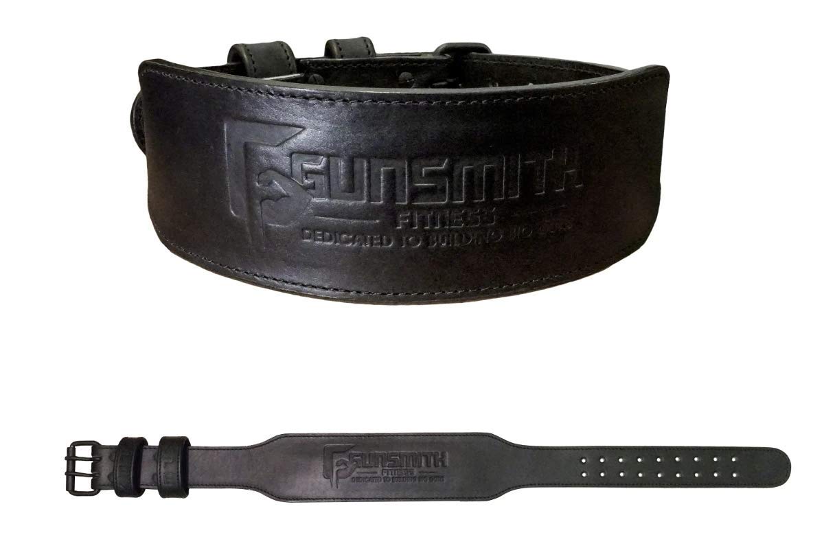 GUNSMITH FITNESS APEX Weight Lifting Belt, Handmade Leather Gym Weightlifting Belt for Men & Women