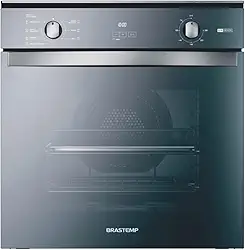 Forno Brastemp de Embutir 84L Elétrico com Função Air Fryer Inox 220V BOF84ARBNA