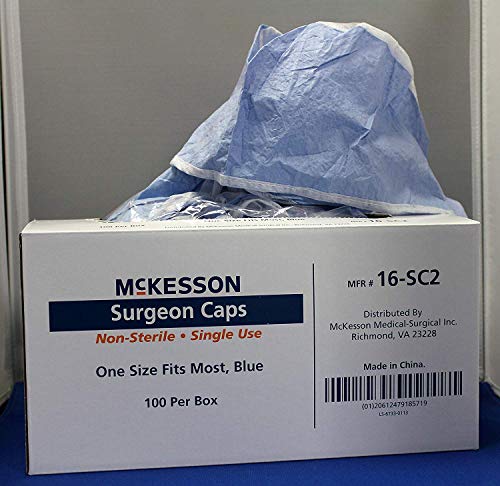Naisian METERO MCK72321100 - Mckesson Brand Surgeon Cap McKesson One Size Fits Most Blue Ties
