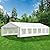 GREEN PARTY 20x40FT Party Tent Heavy Duty, Large Wedding Event Shelters with 7 Carry Bags & Removable Sidewalls, Outdoor Canopy Gazebo Commercial Tents for Parties Carport Camping Garden Patio
