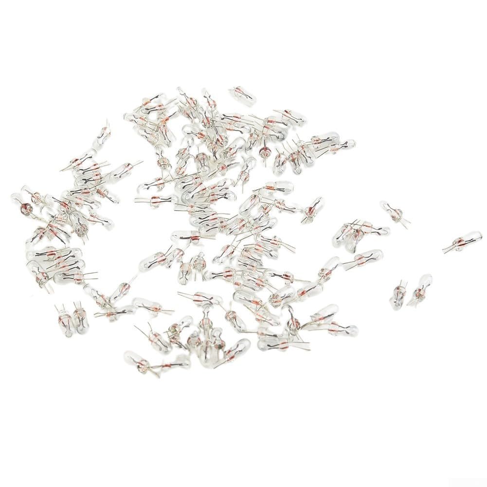 Mini bombillas de 3 mm, 120 unidades, luz blanca cálida de 12 V para proyectos de manualidades y acentos