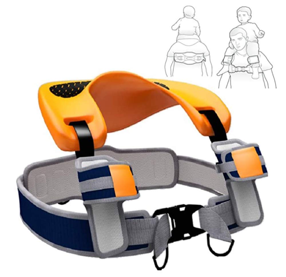 Sillín De Asiento Portador De Hombros con Correas De Tobillo Accesorios Acogedores Y Protección De Seguridad En Toda Dirección para Niños para Senderos De Senderismo, Camping, Viajes De Fitness