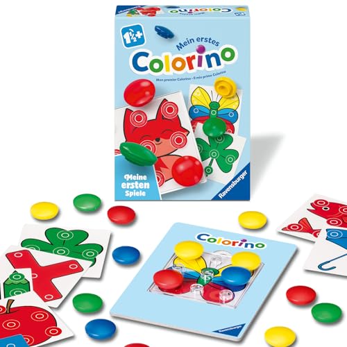 Ravensburger 12010009 Mein erstes Colorino - Meine ersten Spiele: Kinderspiele Spiele ab 1 5 Jahre zum Farben Lernen Geschenk für Mädchen oder Junge Farbzuordnungsspiel