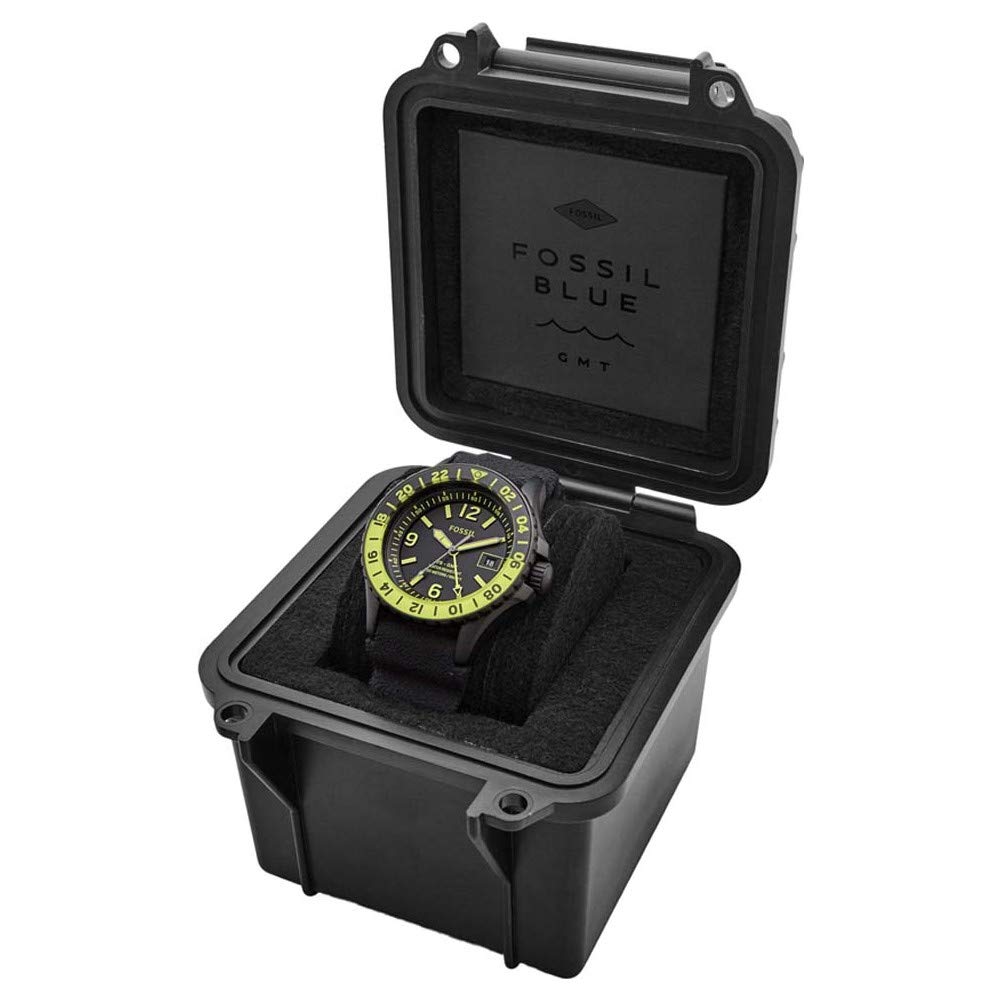 Fossil Limited Edition Fb Gmt Dual Time Watch With Black