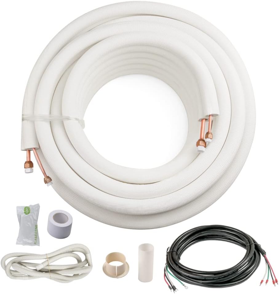 25 Ft. Mini Split Line Set, 1/4" & 3/8" O.D.