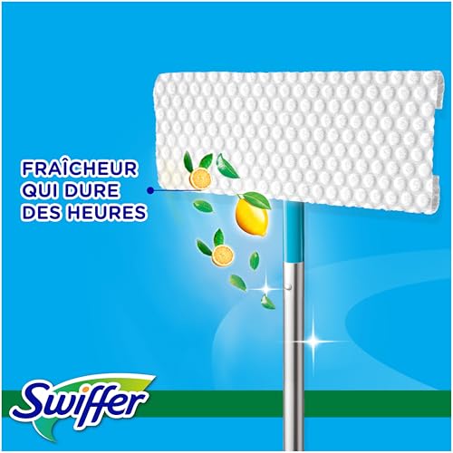 Swiffer lingettes humides élimine poussière et taches tenaces boîte de 48 recharges - 7