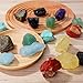 Apengshi 1.2-2'' Obsidian Raw Stone Natural Crystal Healing Crystal and Stone Rough Rocks for Fountain Home Garden Decor Meditation