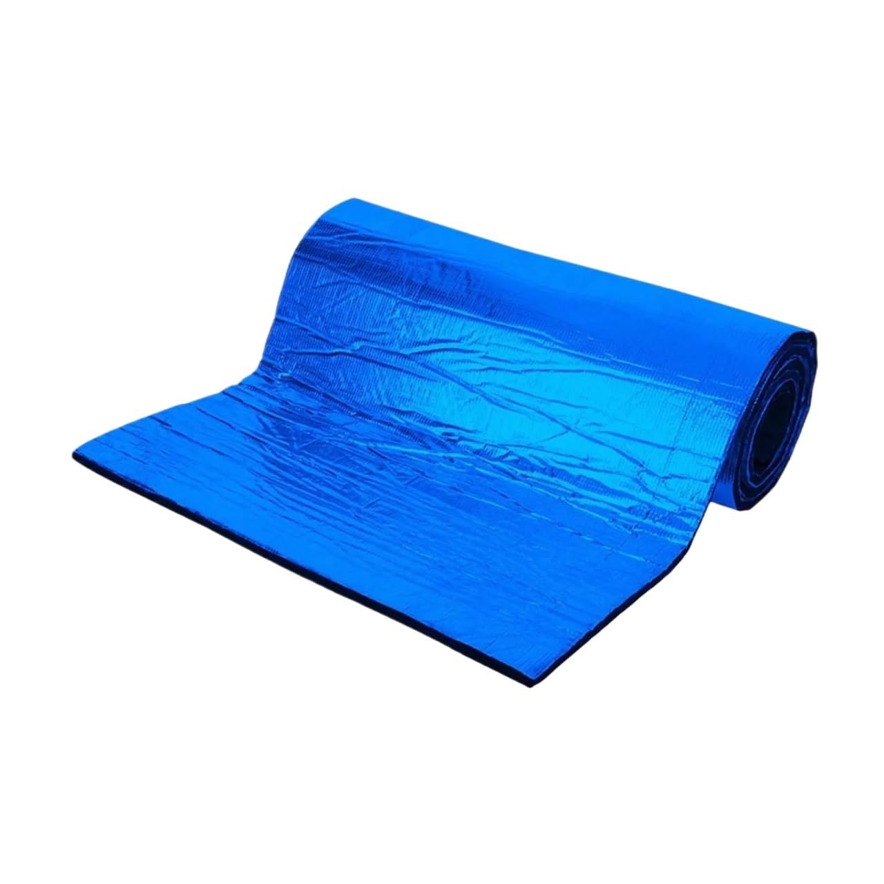 Automobile Insulation Car Sound Deadening Mat 50x100cm Self Adhesive Noise Insulation Cushion for Roof(Blue)