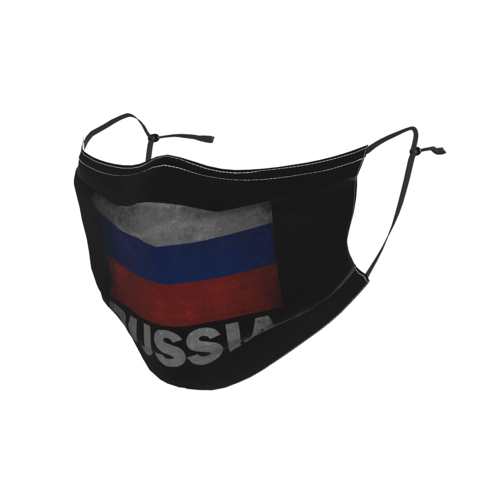 Piguncle Retro Russia Flag Premium Masks Breathe Easy Stay Black
