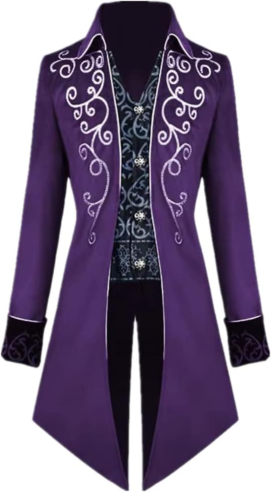 Apocrypha Men's Medieval Steampunk Tailcoat Vampire Gothic Jackets Frock Coat