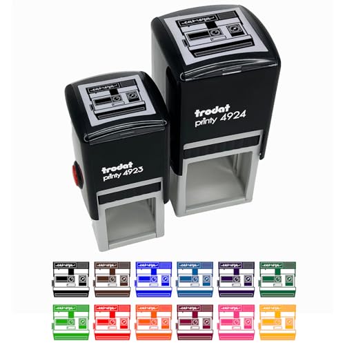 Vintage Instant Camera Self-Inking Rubber Stamp
