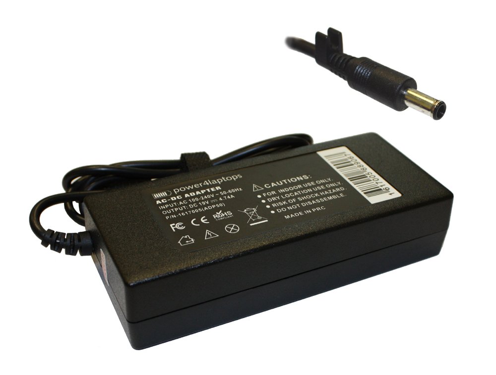 Power4Laptops AC Adapter Laptop Charger Power Supply Compatible With Samsung R55-T5500 Moncis W00