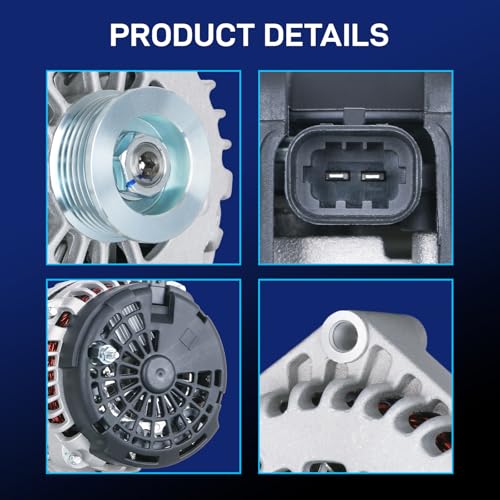 Image of New Alternator Fit for 2005-2006 Chevy Silverado 1500, GMC Sierra 1500, Chevy Avalanche 1500, 2007 GMC Sierra 1500 Classic, Silverado 1500 Classic, 4.3L 4.8L 5.3L 6.0L 8302 ADR0368 400-12247 10392759