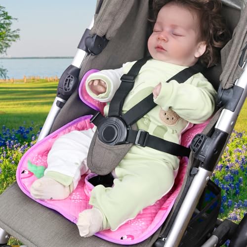 Image of COOLBEBE Car Seat Protector for Potty Training, Dry Waterproof Car Seat Liner Toilet Training for Baby Toddler, Piddle Pads Cover Car Seat Pad for Strollers & Carseat (Pinkish Purple)