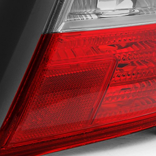 For Toyota Camry Red Clear Outter Piece Rear Tail Lights Driver Left + Passenger Right Replacement Pair #TOP4