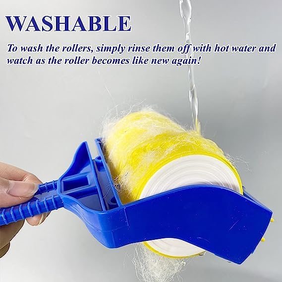 Lot De 4 Rouleaux De 24 Cm - Recharge Anti-Peluches Pour Poils D'Animaux