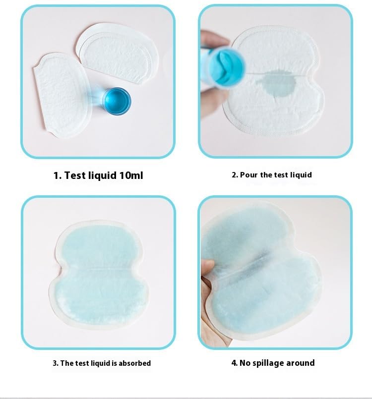 LAOPPOIKI Summer antiperspirant Patch SAP Men and Women Disposable Invisible Underarm Patch Artifact Female Armpit Anti-Sweat Patch 50PCS