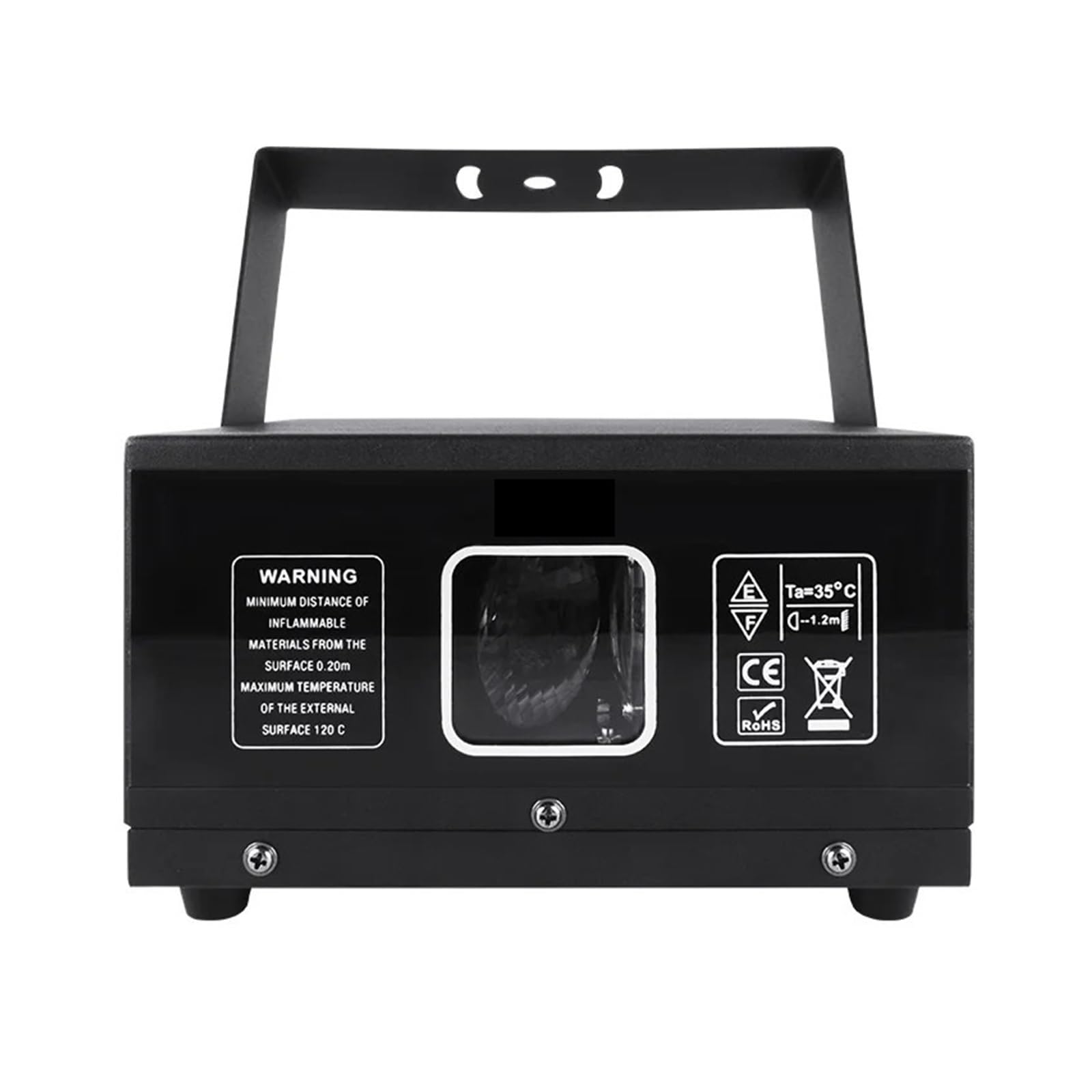 Proyector de luz de Cielo for DJ, Resistente al Agua, 3w, DMX, Fiesta de DJ, RGB, for jardín Interior y Exterior IluminacióN DJ En Escenarios (Color : Yellow Color, Size : 0)