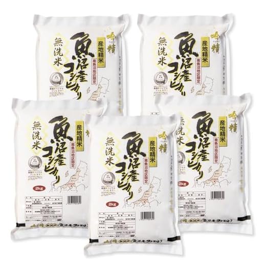 南魚沼産 無洗米 コシヒカリ 10kg (2kg×5袋) 新潟県 精米