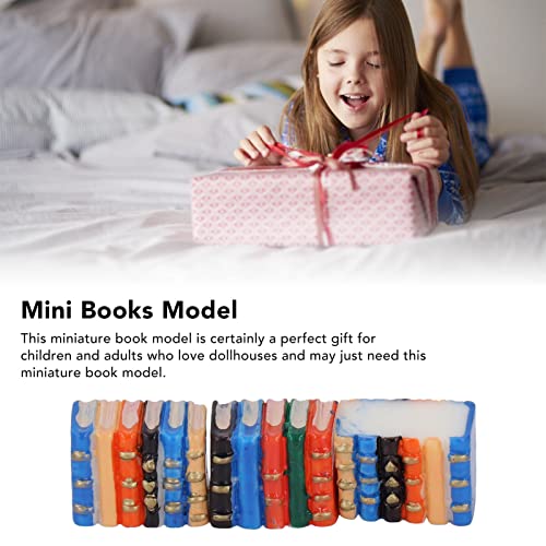 SPYMINNPOO Mini-BüCher-Modell, 6 StüCk 1:12 Puppenhaus-Miniaturbuch, Simuliertes DIY, Buntes, SüßEs, Dekoratives… – Bild 8