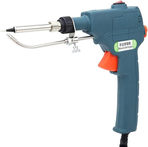 Miniatura 9 de Smartsaker Saker Soldering Gun Kit, 80W Hand Held Internal Heating Soldering Iron Automatically Send Tin Gun (US Plug 110V)