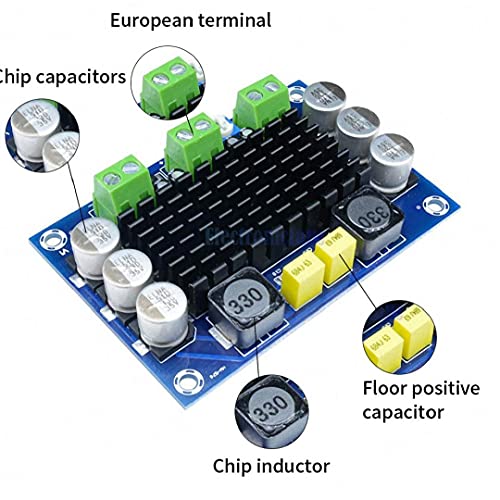 Audio Power versterker Board DC 12-26V 100W TPA3116D2 Digitale Enkele Kanaal Module XH-M542Audio Versterker Module… - Image 6