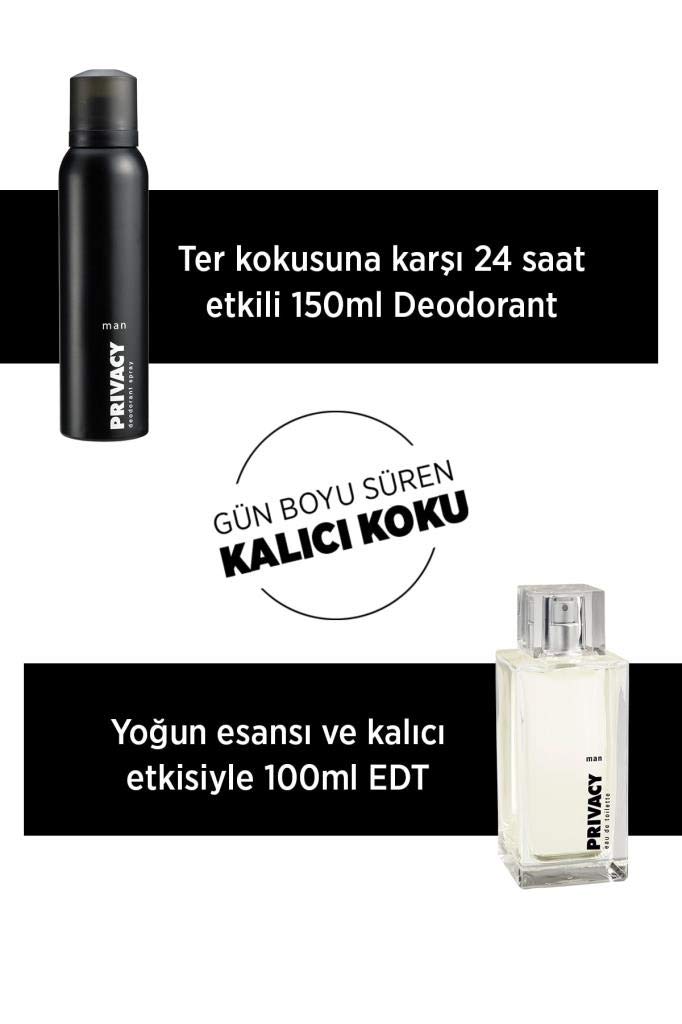 Prıvacy Erkek Kofre 100 Ml+150 Ml