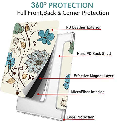 Image of DuraSafe Cases for iPad Pro 12.9 inch 4th Generation Printed Cover A2229 MY2H2HN /A MY2J2HN /A A2069 MXAT2HN /A MXAV2HN /A MXAU2HN /A MXAW2HN /A A2233 MY3K2HN /A MY3J2HN /A MXFY2HN /A - Watercolor Flowers