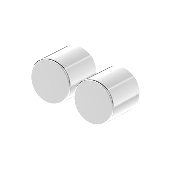 Super Powerful 1 Inch Cylinder Magnets 1.00" D x 1.00" H - 2 Pack, Strong Neodymium Cylindrical Magnets, One of Most Powerful Rare Earth Magnet, Extremely Heavy Duty Neodymium Magnet