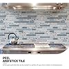 Art3d Peel and Stick Kitchen Backsplash Self-Adhesive Wall Tile Stone, 10 Sheets