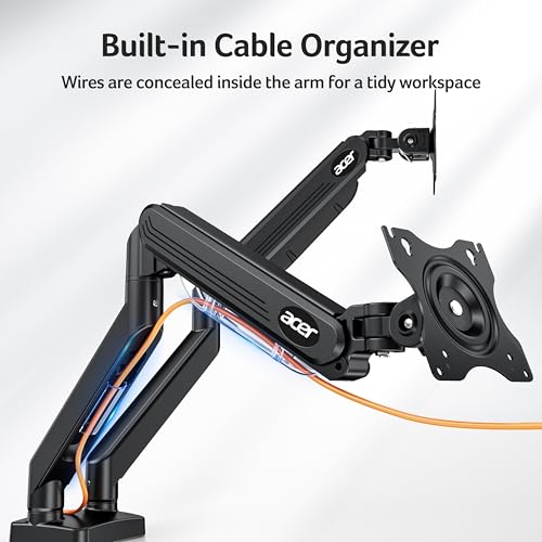 Acer Dual Monitor Arm, Gas Spring VESA Mount Stand for 17-32" Screens - image 7