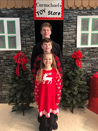 Cutiego Girl Long Sleeve Knit Sweater Dress Toddler Christmas Dress Reindeer Unicorn Xmas Gifts Winter Knit Sweater Dresses…2