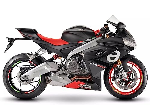 Italienisches Motorrad RS 660 RS660 Felgenrandaufkleber im italienischen Stil, Italien-Flagge