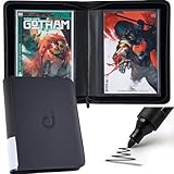 D DACCKIT DACCKIT Comic Book Binder, Comic Book Storage Album with Sleeves for Current, Silver Age, Regular Comics Bagged and Boarded - Fits 32 Comic Books（Classic Black）