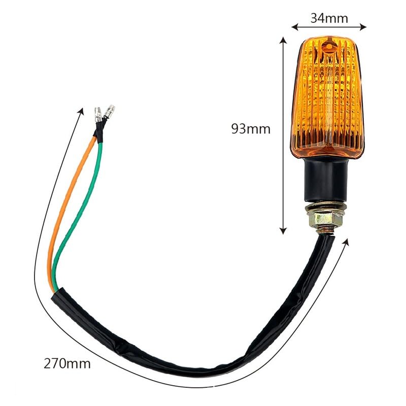 Intermitentes moto para solucionar fallos de visibilidad con luces ámbar universales 12V 5