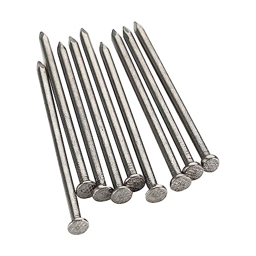 4.0 x 100mm (4" Length) Flat Nails for Picture Wall Hanging, Wood Nails, Common Nails Hanging Nails, 50 PCS - Image 2