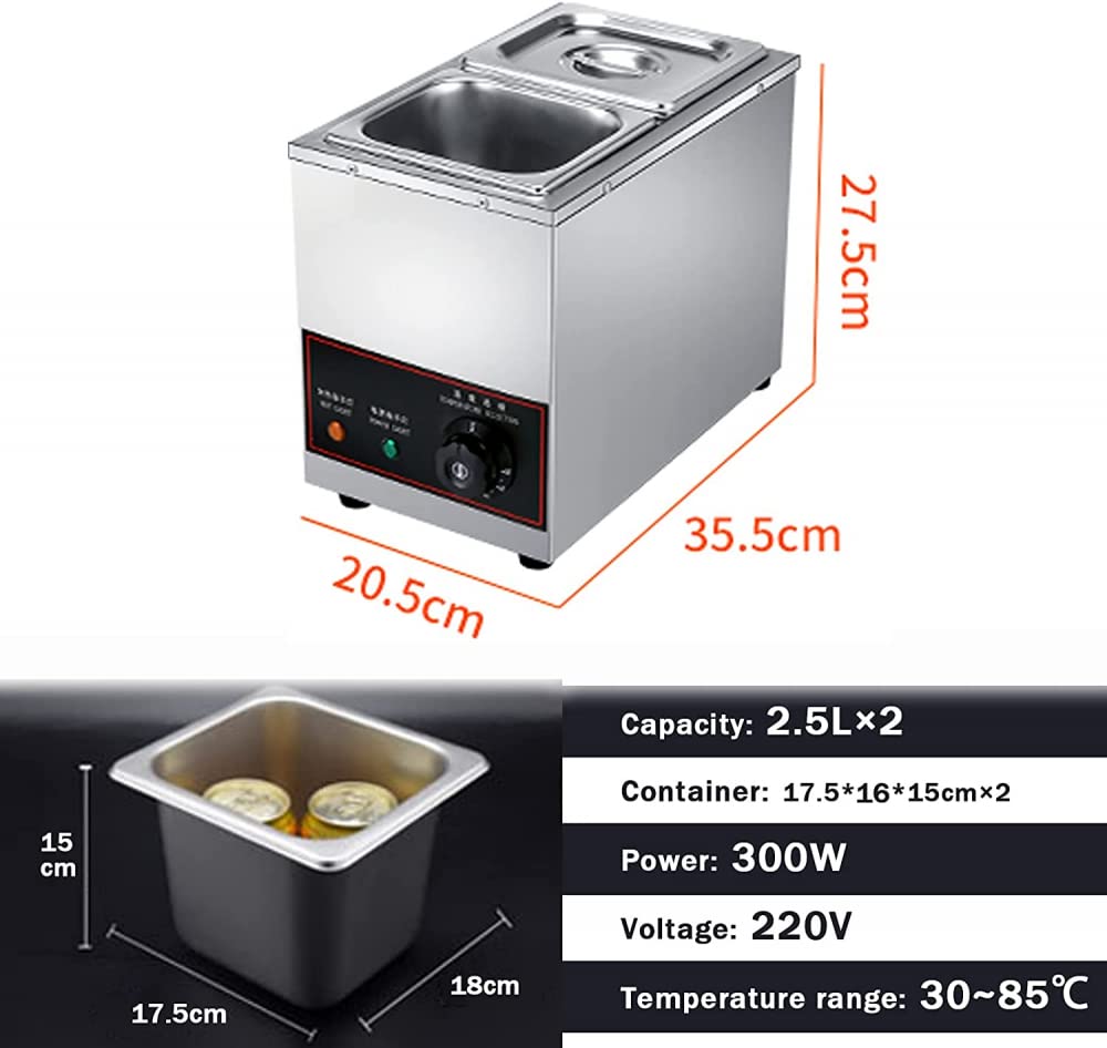 Templadora de Chocolate Comercial: fundidora eléctrica Digital con Temperatura Ajustable para delicias exquisitas.