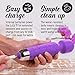 LuLu 11 Rechargeable Vibrator Wand - 20 Patterns & 8 Speeds - [ G Spot Vibrators ] Clit Vibrator | Sex Toys | Vibrator for Her Pleasure | Personal Wand Massager | Quiet & Small Female Adult Toys