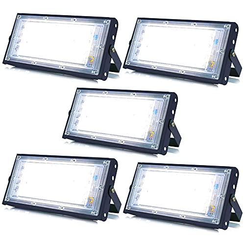Image of MLD 10W Led Flood Light AC 220V Waterproof Brick focus Floodlights for indoor outdoor Lights | White | 10 Watt | Pack Of 5